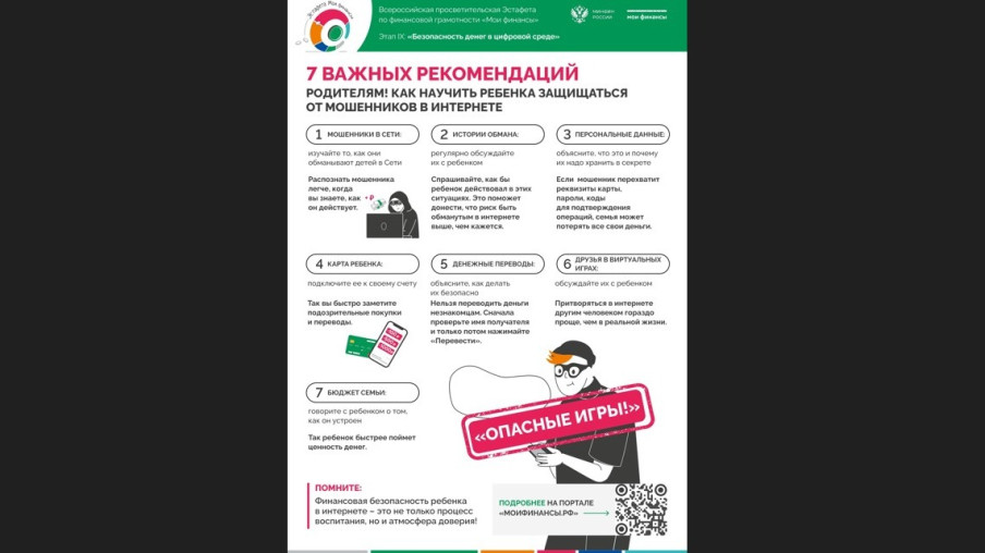 Всероссийская просветительская эстафета IX этап  «Мои финансы» -  «Безопасность денег в цифровой среде» 2